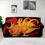 Chinese New Year Rooster Print Sofa Cover