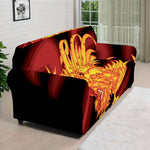 Chinese New Year Rooster Print Sofa Cover