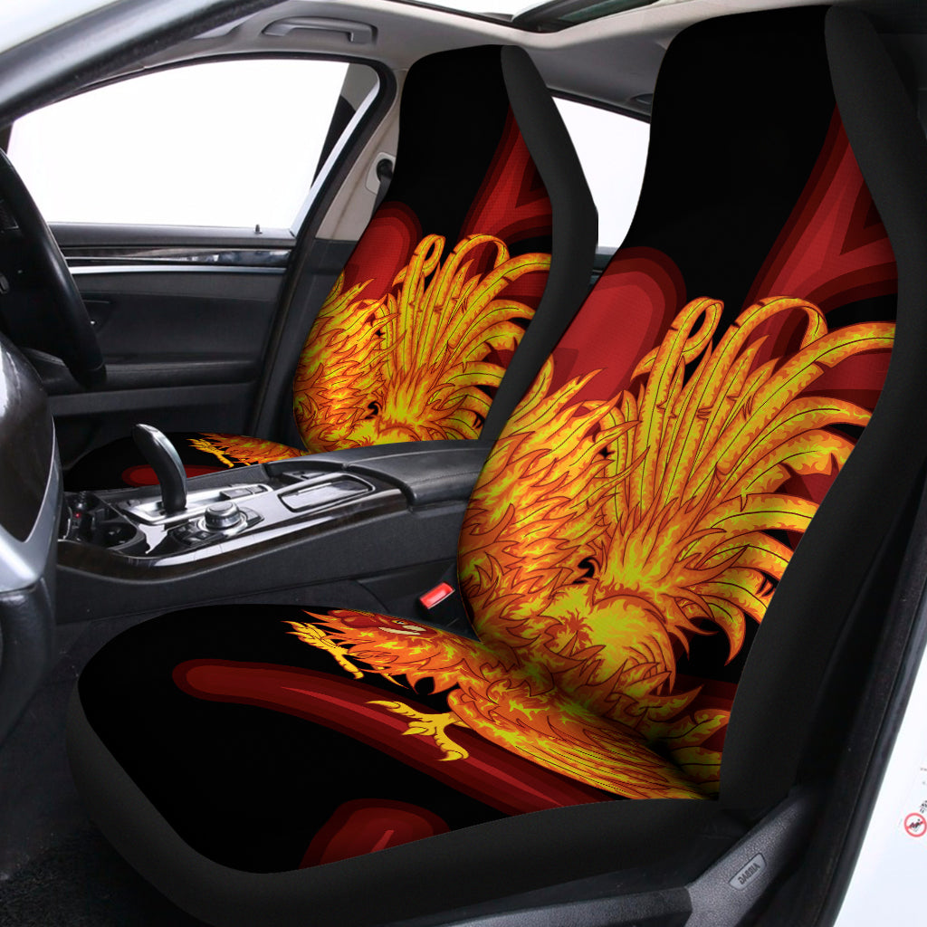 Chinese New Year Rooster Print Universal Fit Car Seat Covers