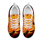 Chinese New Year Rooster Print White Sneakers