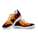Chinese New Year Rooster Print White Sneakers