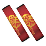 Chinese Ox Zodiac Sign Print Car Seat Belt Covers