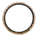 Chinese Ox Zodiac Sign Print Car Steering Wheel Cover