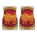 Chinese Ox Zodiac Sign Print Front Car Floor Mats