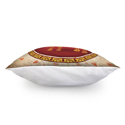 Chinese Ox Zodiac Sign Print Pillow Cover
