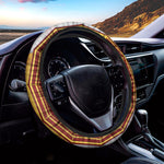Chinese Ox Zodiac Symbol Print Car Steering Wheel Cover