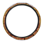 Chinese Ox Zodiac Symbol Print Car Steering Wheel Cover