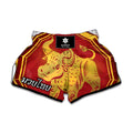 Chinese Ox Zodiac Symbol Print Muay Thai Boxing Shorts