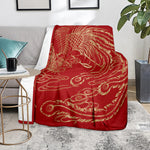 Chinese Phoenix Print Blanket