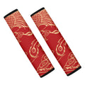 Chinese Phoenix Print Car Seat Belt Covers