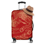 Chinese Phoenix Print Luggage Cover