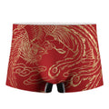 Chinese Phoenix Print Men's Boxer Briefs