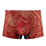 Chinese Phoenix Print Men's Boxer Briefs