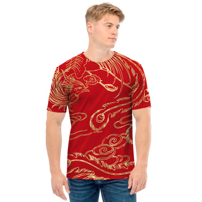 Chinese Phoenix Print Men's T-Shirt