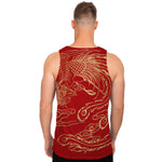 Chinese Phoenix Print Men's Tank Top