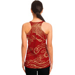 Chinese Phoenix Print Women's Racerback Tank Top
