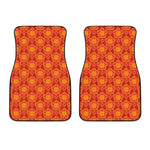 Chinese Prosperity Symbol Pattern Print Front Car Floor Mats