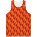 Chinese Prosperity Symbol Pattern Print Men's Tank Top