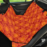 Chinese Prosperity Symbol Pattern Print Pet Car Back Seat Cover