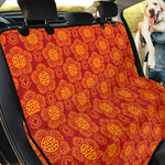 Chinese Prosperity Symbol Pattern Print Pet Car Back Seat Cover