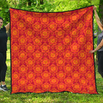 Chinese Prosperity Symbol Pattern Print Quilt