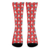 Chinese Rat Zodiac Pattern Print Crew Socks