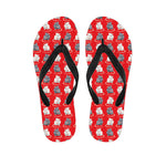 Chinese Rat Zodiac Pattern Print Flip Flops