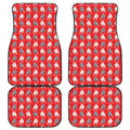 Chinese Rat Zodiac Pattern Print Front and Back Car Floor Mats