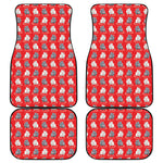 Chinese Rat Zodiac Pattern Print Front and Back Car Floor Mats