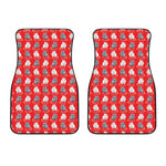 Chinese Rat Zodiac Pattern Print Front Car Floor Mats