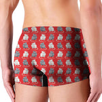 Chinese Rat Zodiac Pattern Print Men's Boxer Briefs
