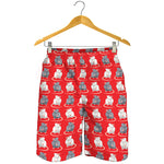 Chinese Rat Zodiac Pattern Print Men's Shorts