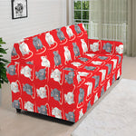 Chinese Rat Zodiac Pattern Print Sofa Cover