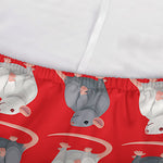 Chinese Rat Zodiac Pattern Print Sofa Cover