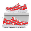 Chinese Rat Zodiac Pattern Print White Sneakers