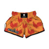 Chinese Rooster Pattern Print Muay Thai Boxing Shorts