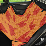 Chinese Rooster Pattern Print Pet Car Back Seat Cover