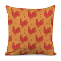 Chinese Rooster Pattern Print Pillow Cover