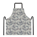 Chinese Sea Dragon Pattern Print Apron