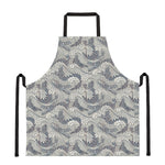 Chinese Sea Dragon Pattern Print Apron