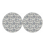 Chinese Sea Dragon Pattern Print Car Coasters