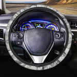 Chinese Sea Dragon Pattern Print Car Steering Wheel Cover