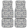 Chinese Sea Dragon Pattern Print Front and Back Car Floor Mats