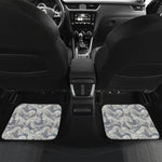 Chinese Sea Dragon Pattern Print Front and Back Car Floor Mats