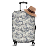 Chinese Sea Dragon Pattern Print Luggage Cover