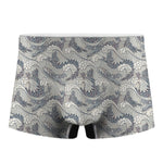 Chinese Sea Dragon Pattern Print Men's Boxer Briefs