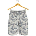 Chinese Sea Dragon Pattern Print Men's Shorts