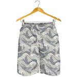 Chinese Sea Dragon Pattern Print Men's Shorts