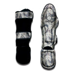 Chinese Sea Dragon Pattern Print Muay Thai Shin Guard