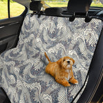 Chinese Sea Dragon Pattern Print Pet Car Back Seat Cover